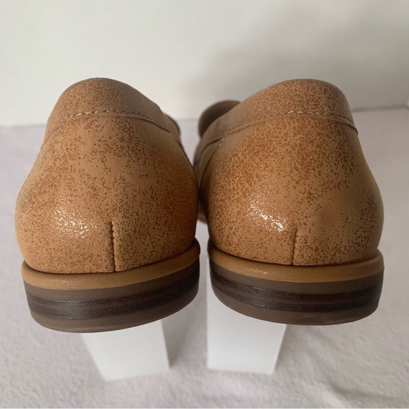 Crown Vintage 🆕 Leather Loafers Slip-on Classic Flats Tassel Tie Beige Size 7.5 - Picture 6 of 9